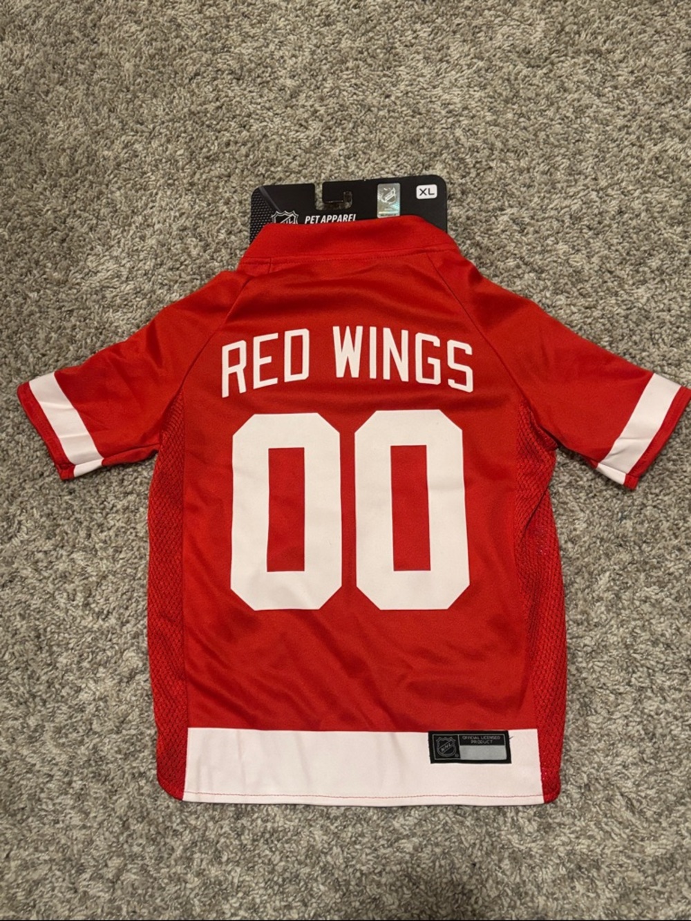 NWT Red Wings Dog Jersey XL